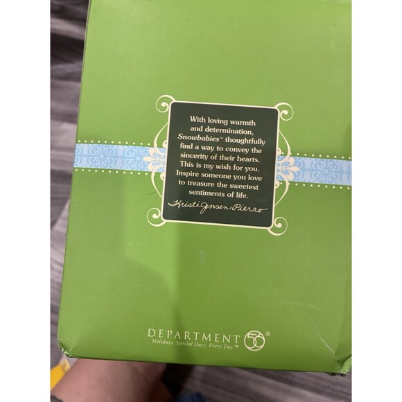 NIB Snowbabies COCOA FOR TWO Department 56 Figurine With Box 2007 Retired - Picture 3 of 5